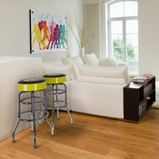 University Of Iowa Chrome Bar Stool, 680-3018