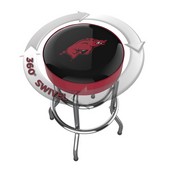 University Of Arkansas Chrome Bar Stool, 680-3022