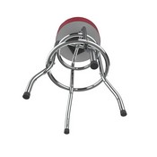 University Of Arkansas Chrome Bar Stool, 680-3022