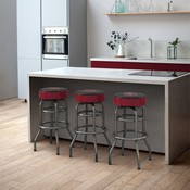 University Of Arkansas Chrome Bar Stool, 680-3022