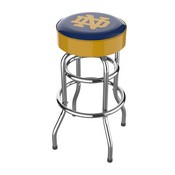 University of Notre Dame Logo Chrome Bar Stool, 680-3054
