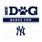New York Yankees My Dog Barks WHT Wall Art, 692-2001