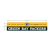 Green Bay Packers We Cheer Wall Art, 694-1001
