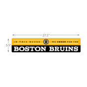 Boston Bruins We Cheer Wall Art, 694-4001