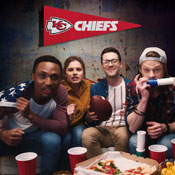 Kansas City Chiefs Wood Pennant, 695-1006
