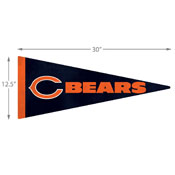Chicago Bears Wood Pennant, 695-1019