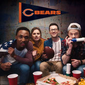 Chicago Bears Wood Pennant, 695-1019