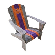 CLEMSON UNIVERSITY WOODEN ADIRONDACK CHAIR, 711-7043