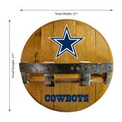 Dallas Cowboys Oak Bar Shelf, 715-1002