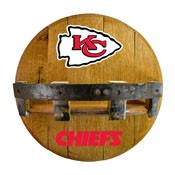 Kansas City Chiefs Oak Bar Shelf, 715-1006