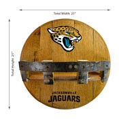 Jacksonville Jaguars Oak Bar Shelf, 715-1015