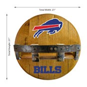 Buffalo Bills Oak Bar Shelf, 715-1021