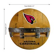Arizona Cardinals Oak Bar Shelf, 715-1029