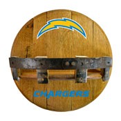 Los Angeles Chargers Oak Bar Shelf, 715-1036