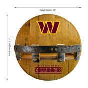 Washington Commanders Oak Bar Shelf, 715-1041