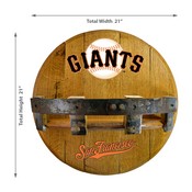 San Francisco Giants Oak Bar Shelf, 715-2012
