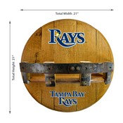 Tampa Bay Devil Rays Oak Bar Shelf, 715-2019