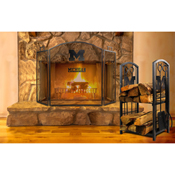 Michigan State Fireplace Screen, 736-3016