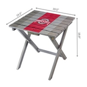 Ohio State Adirondack Folding Table, 744-3015