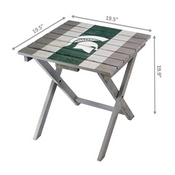 Michigan State Adirondack Folding Table, 744-3016