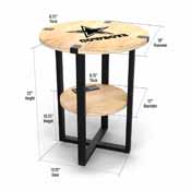 Dallas Cowboys Side table with Charger, 746-1002