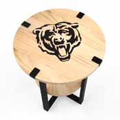 Chicago Bears Side table with Charger, 746-1019
