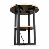 Cleveland Browns Side table with Charger, 746-1020
