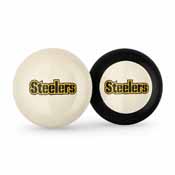Pittsburgh Steelers Logo Cue Ball & 8 Ball, 755-1004