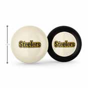 Pittsburgh Steelers Logo Cue Ball & 8 Ball, 755-1004