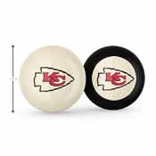Kansas City Chiefs Logo Cue Ball & 8 Ball, 755-1006