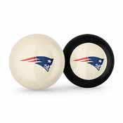 New England Patriots Logo Cue Ball & 8 Ball, 755-1011