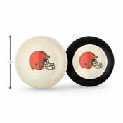 Cleveland Browns Logo Cue Ball & 8 Ball, 755-1020