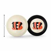 Cincinnati Bengals Logo Cue Ball & 8 Ball, 755-1023