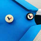 Houston Texans Logo Cue Ball & 8 Ball, 755-1034