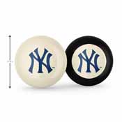 New York Yankees Logo Cue Ball & 8 Ball, 755-2001