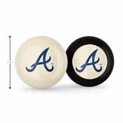 Atlanta Braves Logo Cue Ball & 8 Ball, 755-2010