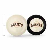 San Francisco Giants Logo Cue Ball & 8 Ball, 755-2012