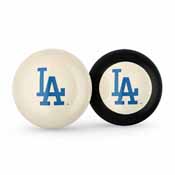 Los Angeles Dodgers Logo Cue Ball & 8 Ball, 755-2026