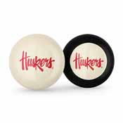 University Of Nebraska Cue Ball & 8 Ball, 755-3010