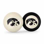 University Of Iowa Cue Ball & 8 Ball , 755-3018