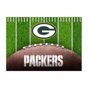 Green Bay Packers 5X7 Football Field  Washable Area Rug, 758-1001