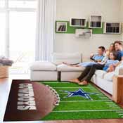 Dallas Cowboys 5x7 Football Field Washable Area Rug, 758-1002