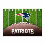 New England Patriots 5x7 Football Field Washable Area Rug, 758-1011
