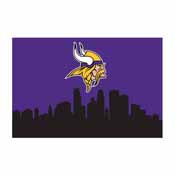 Minnesota Vikings 2x3 Hometown Washable Area Rug, 759-1007