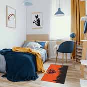 Chicago Bears 2x3 Hometown Washable Area Rug, 759-1019