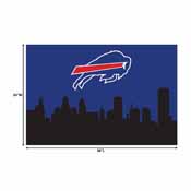 Buffalo Bills 2x3 Hometown Washable Area Rug, 759-1021