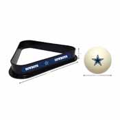 Dallas Cowboys Cue Ball & Ball Rack Set, 773-1002