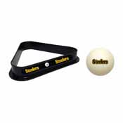 Pittsburgh Steelers Cue Ball & Ball Rack Set , 773-1004