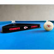 Kansas City Chiefs Cue Ball & Ball Rack, 773-1006