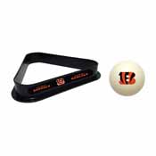 Cincinnati Bengals Cue Ball & Ball Rack, 773-1023